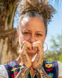 headshot of Joanna Hardy meditation teacher for BIPOC meditation retreat