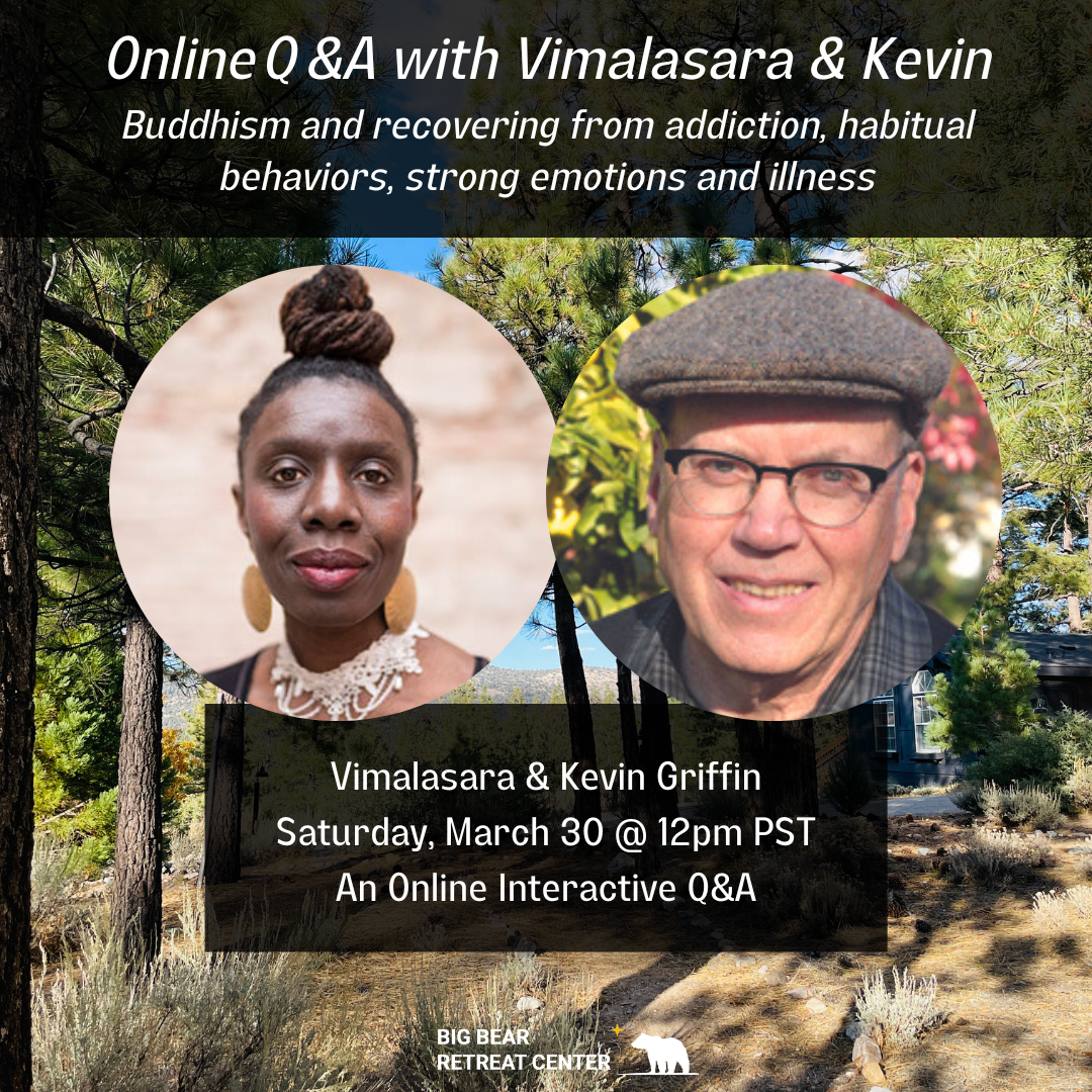 Vimalasara Kevin-Griffin recovery meditation retreat online